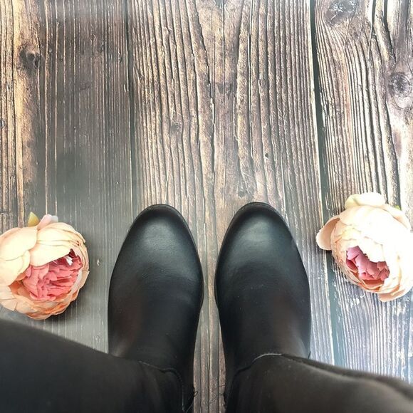 Alfani Black Manmade Material Boots 7M-WC - Picture 4 of 8